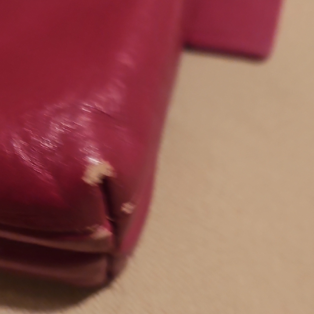 Coach Wine Leather Crossbody Bag - Picture 4 of 8